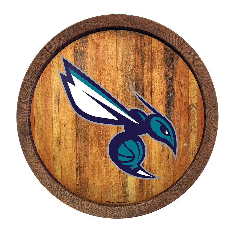 Charlotte Hornets: Logo - "Faux" Barrel Top Sign