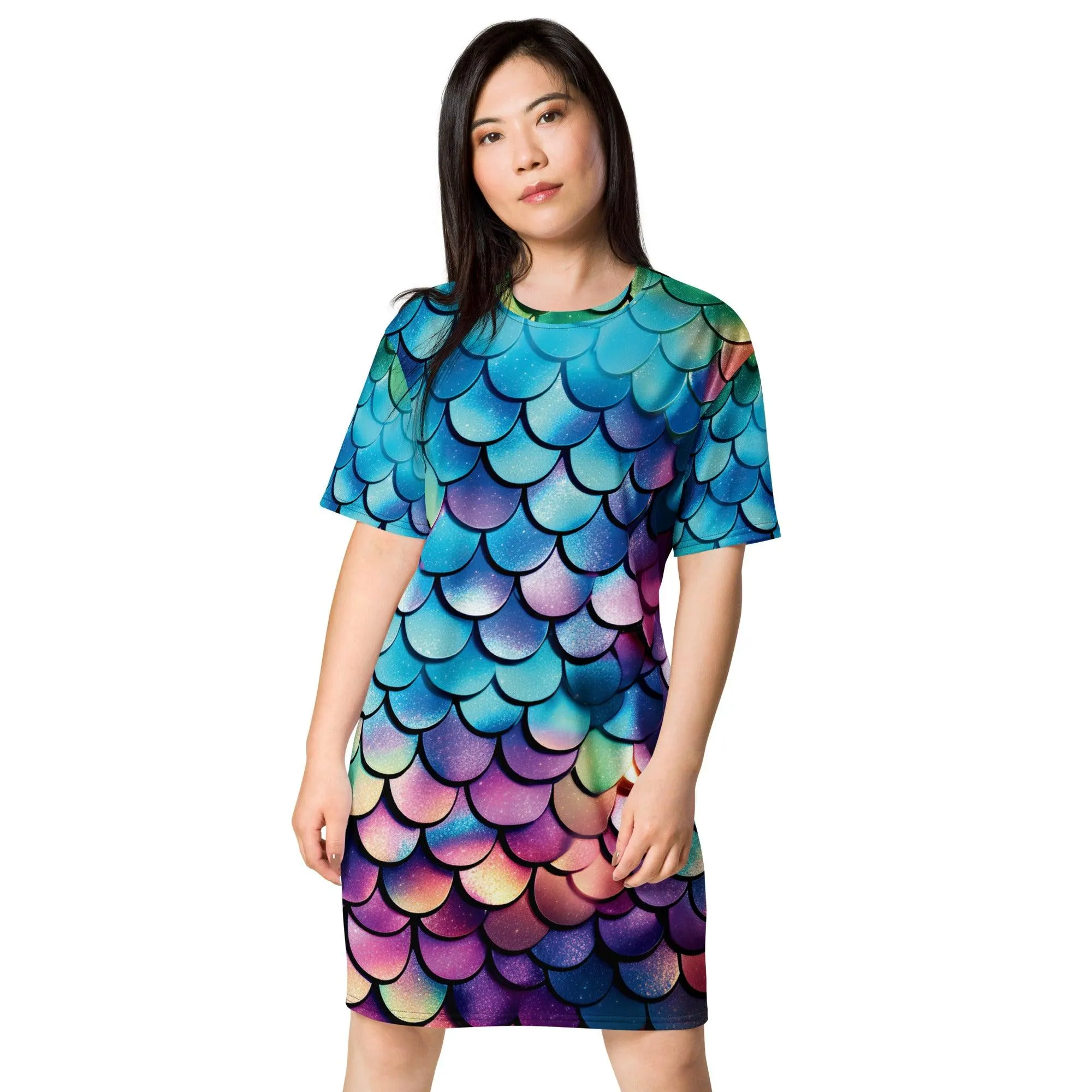 Chic & Playful T-Shirt Dress for Festivals & Street Style