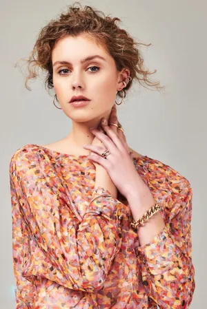 CHRISTY - DUSTY CRAZY KLIMT - chiffon