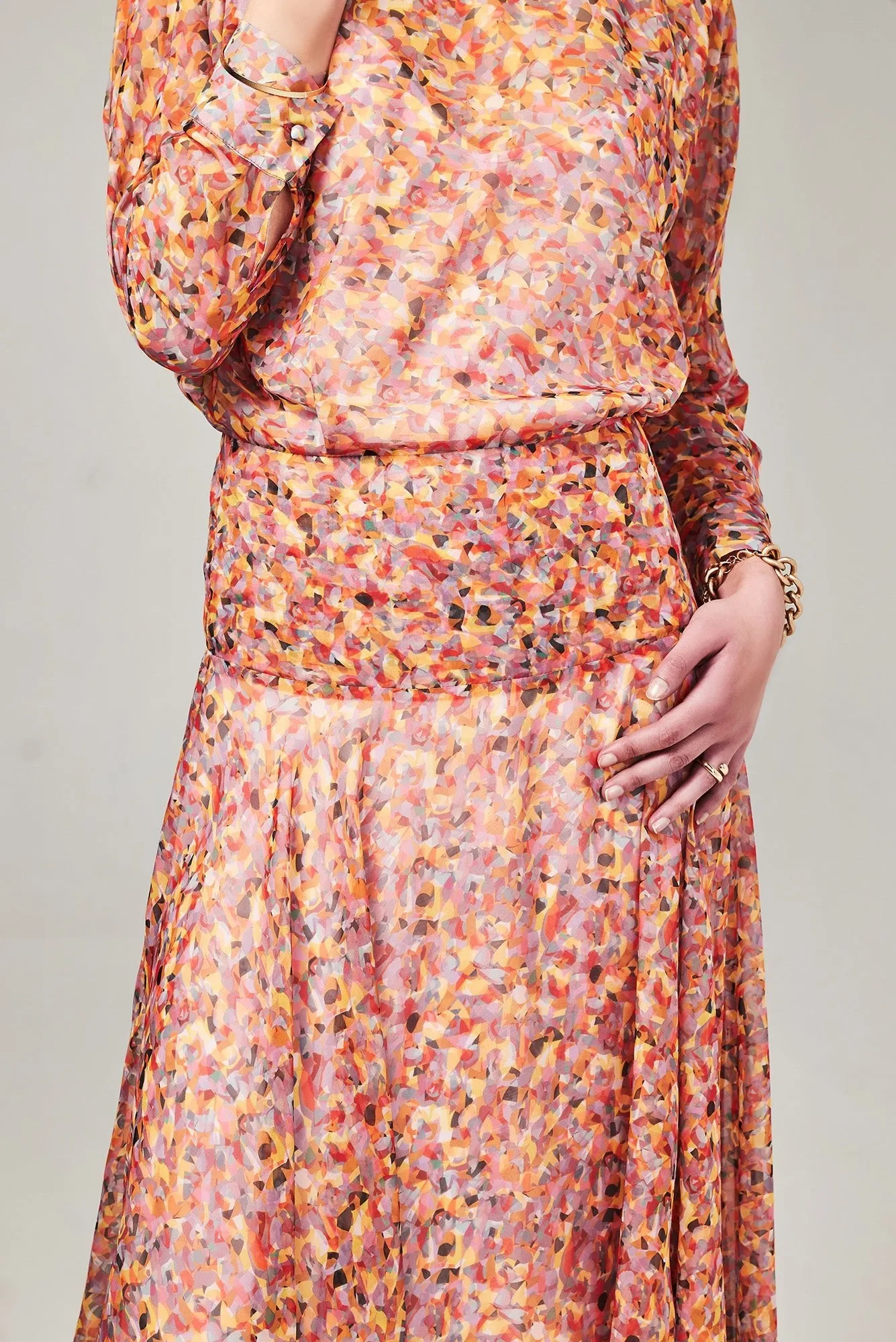 CHRISTY - DUSTY CRAZY KLIMT - chiffon