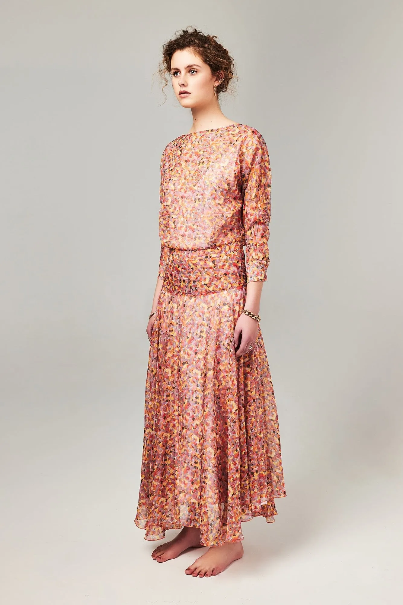CHRISTY - DUSTY CRAZY KLIMT - chiffon