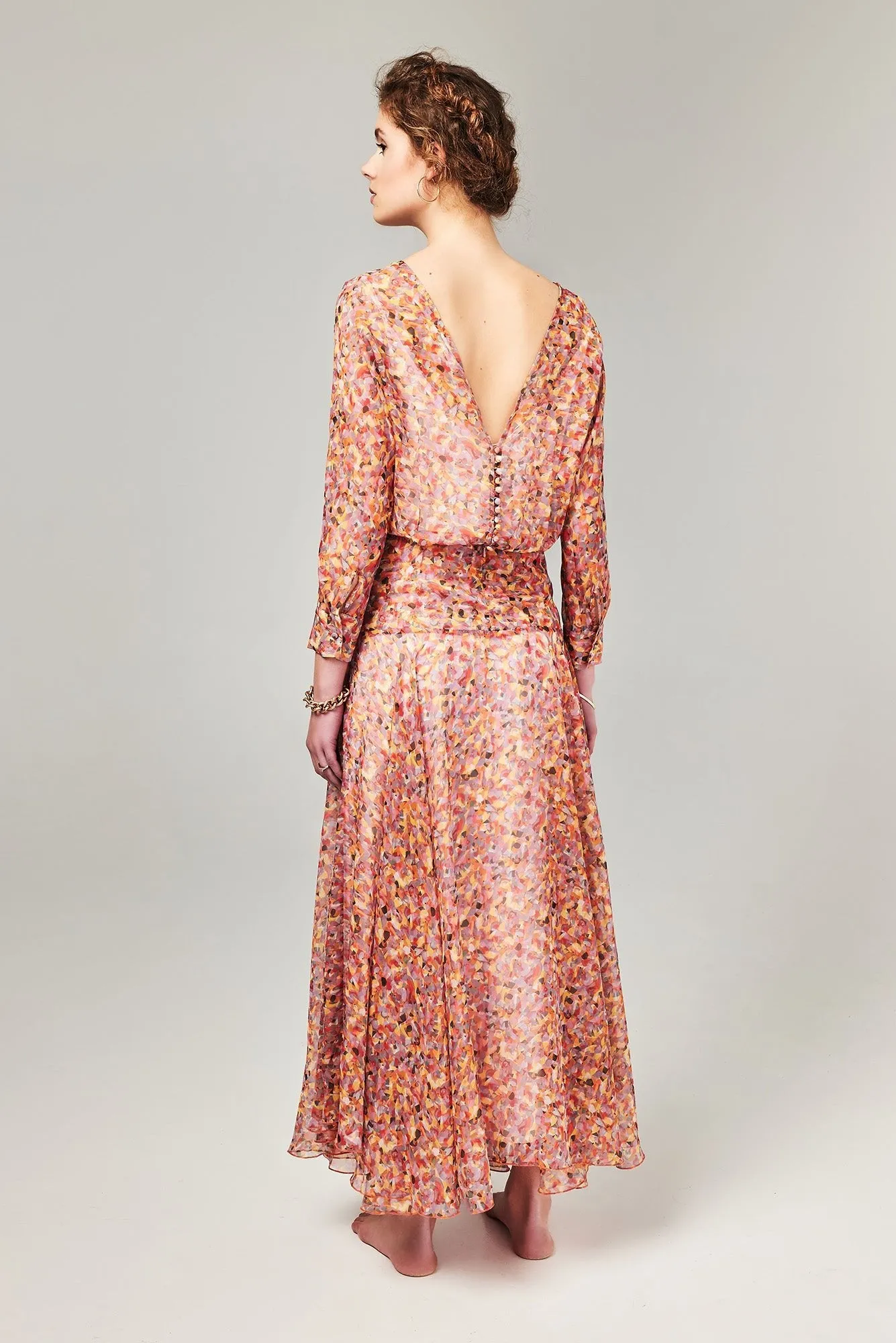CHRISTY - DUSTY CRAZY KLIMT - chiffon
