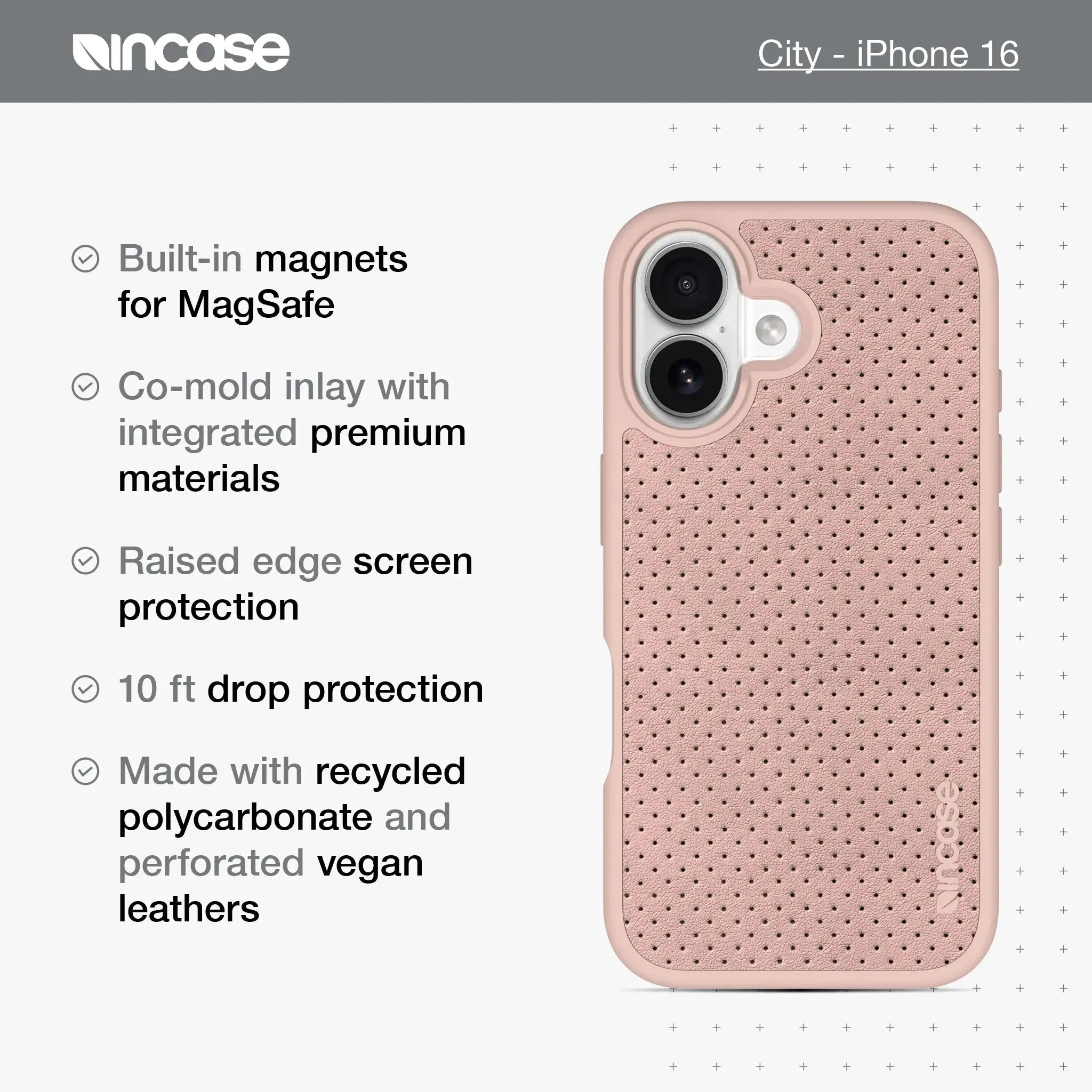City Case with MagSafe for iPhone 16