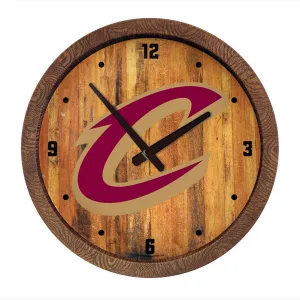 Cleveland Cavaliers: "Faux" Barrel Top Clock