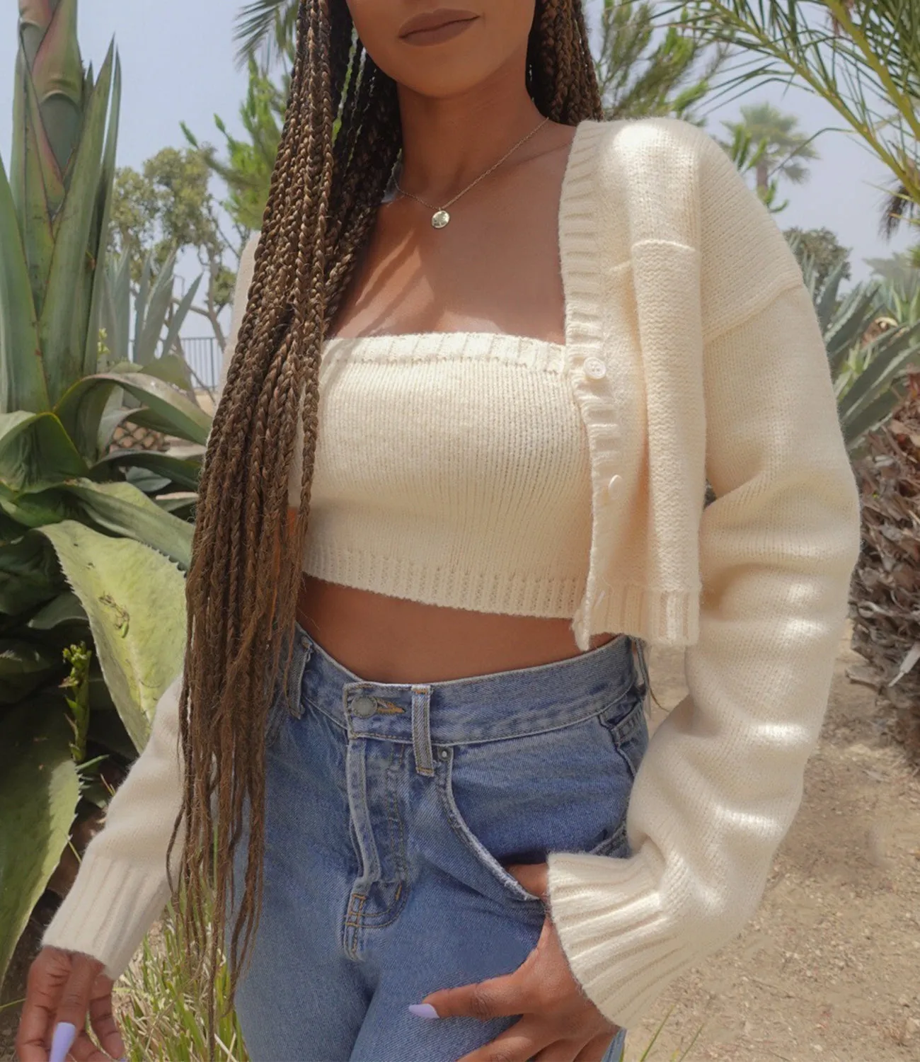 Clueless 2Pc Set(Ivory)