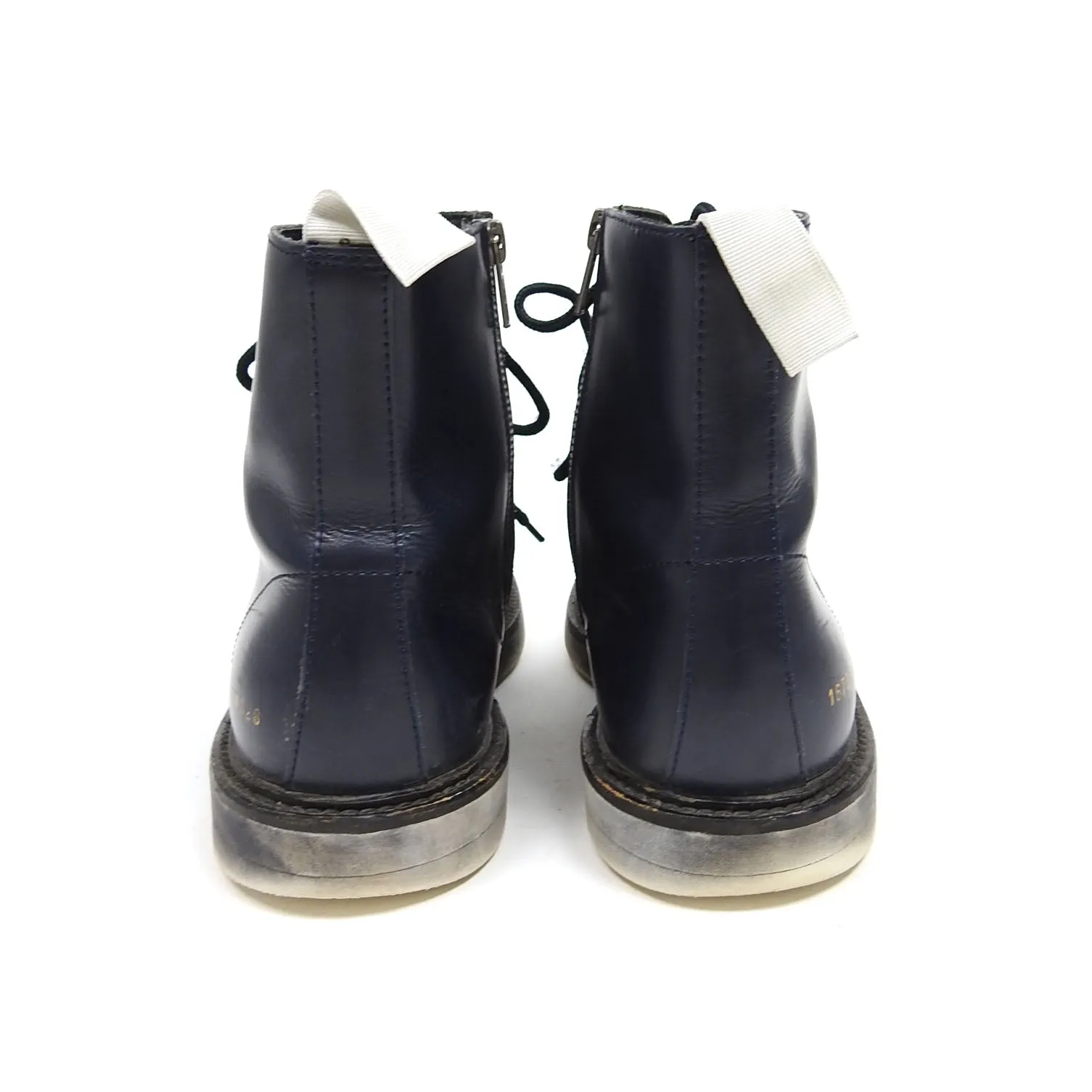Common Projects Navy Zip Boots Size 43