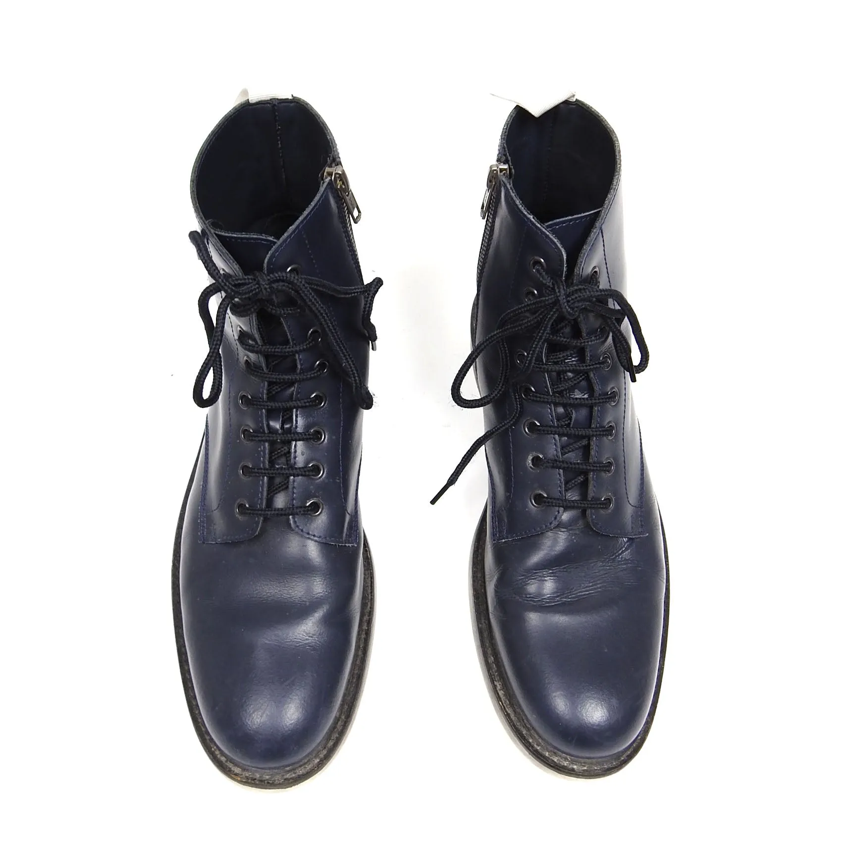 Common Projects Navy Zip Boots Size 43