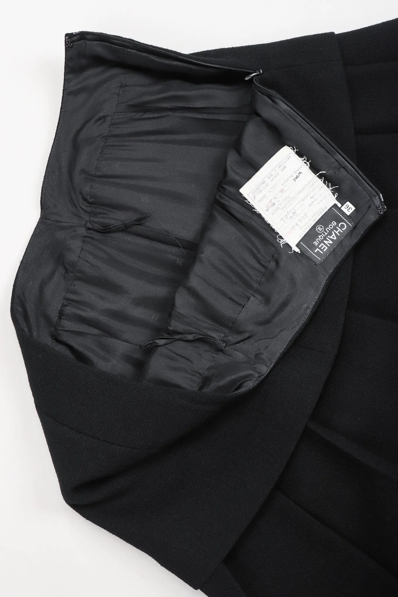 Contrast Jacket & Pleated Skirt Set