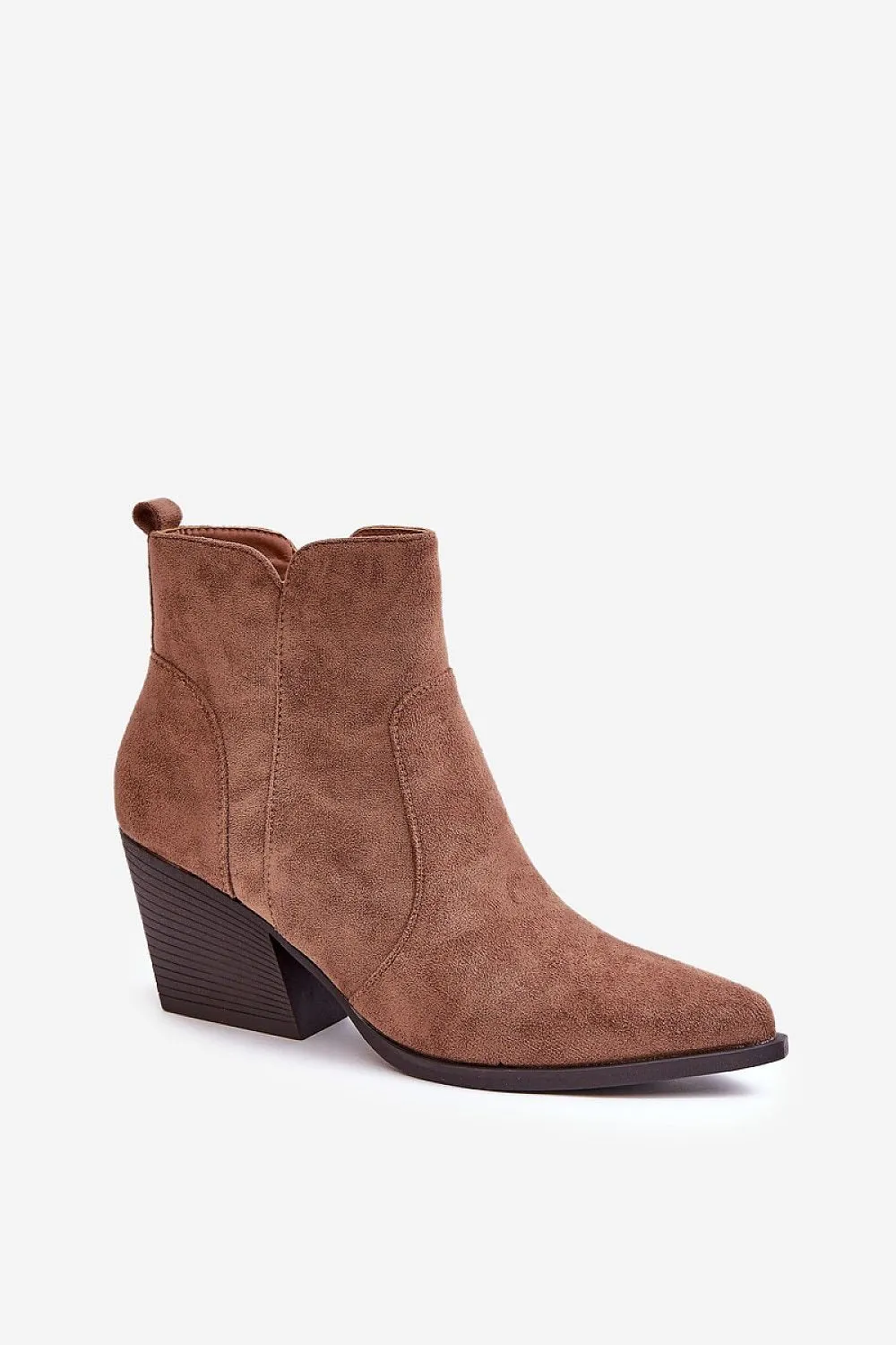 Cowgirl-style ankle boots