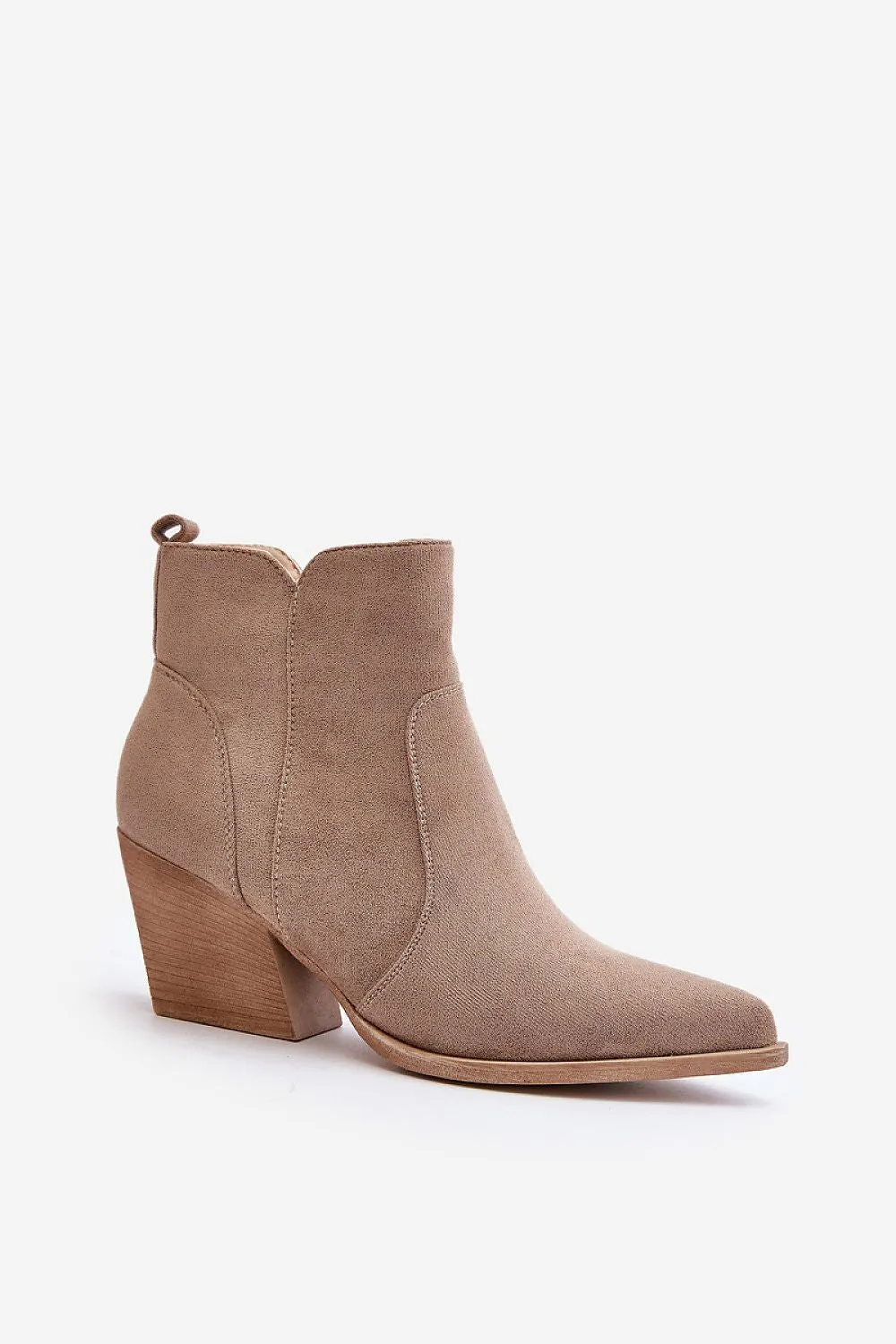 Cowgirl-style ankle boots