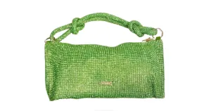 Cult Gaia Green Nano Hera Crystal Handbag