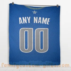 Custom Premium Quilt Blanket Dallas Jersey Basketball Personalized Quilt Gifts for Her & Him