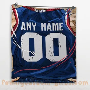 Custom Premium Quilt Blanket Kansas Jersey Basketball Personalized Quilt Gifts for Her & Him