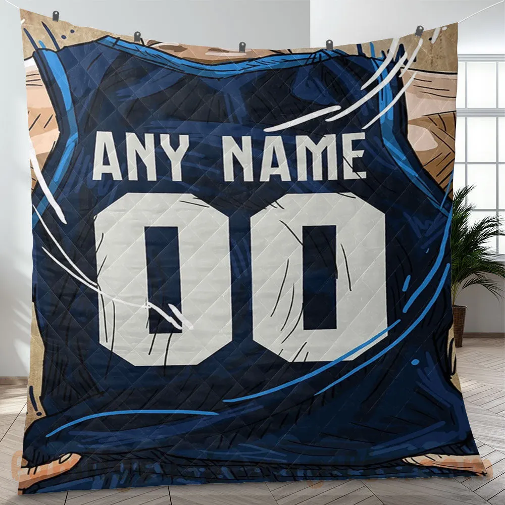 Custom Premium Quilt Blanket Minnesota Jersey Basketball Personalized Quilt Gifts for Her & Him