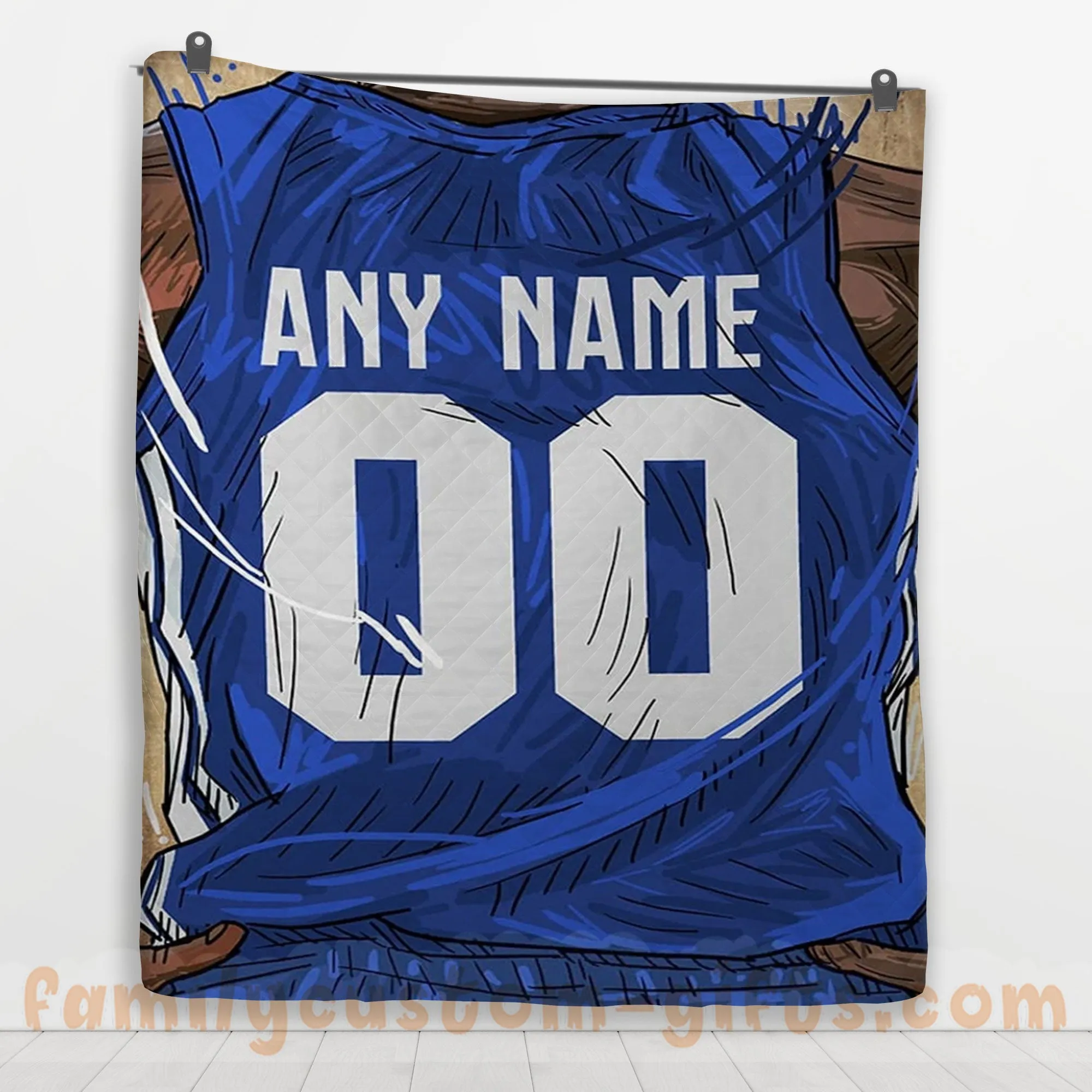 Custom Premium Quilt Blanket North Carolina Jersey Basketball Personalized Quilt Gifts for Her & Him