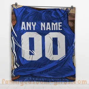 Custom Premium Quilt Blanket North Carolina Jersey Basketball Personalized Quilt Gifts for Her & Him