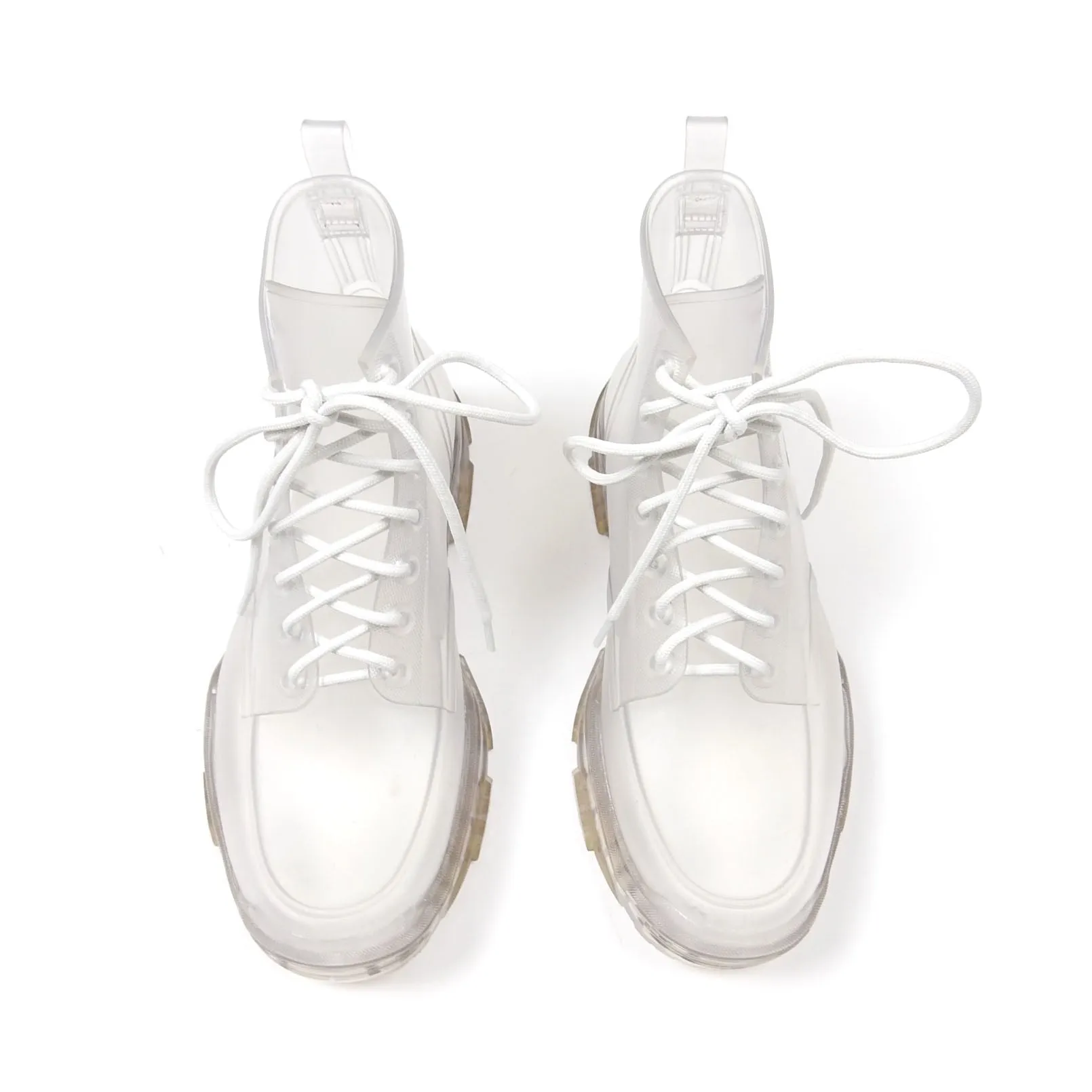 Dior Homme x Daniel Arsham Transparent Boots Size 43