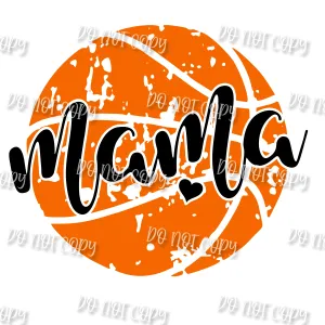 Distressed Basketball Mama Sublimation