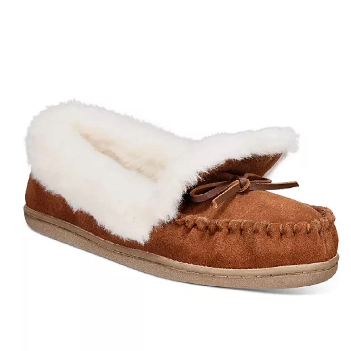 DORENDA Women's Moccasin Slippers Flat Loafers