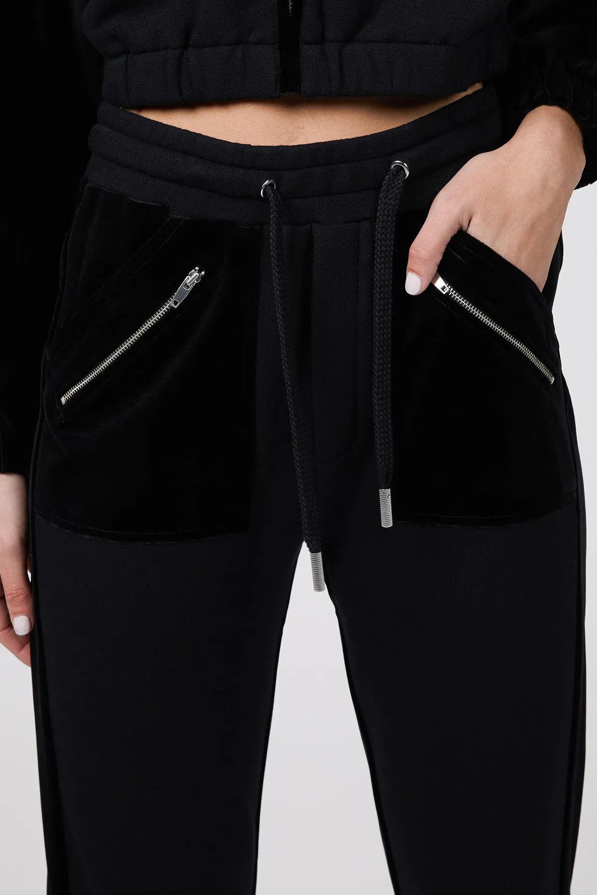 DUAL-FABRIC CARGO JOGGERS