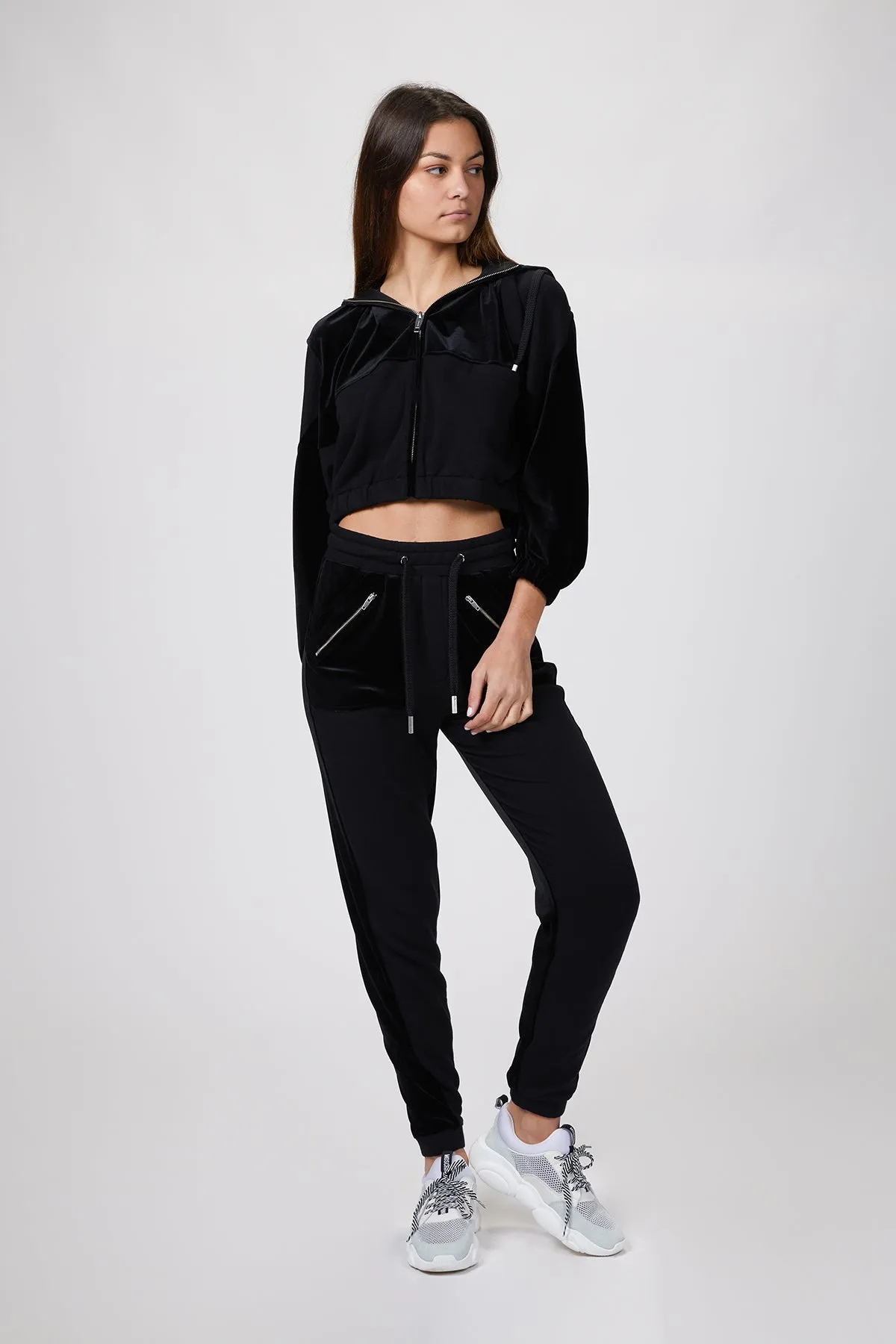 DUAL-FABRIC CARGO JOGGERS