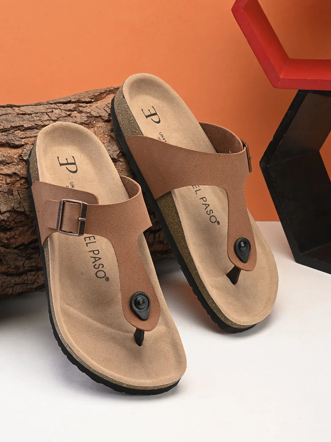 Elegant Khaki Suede Sandal For Men