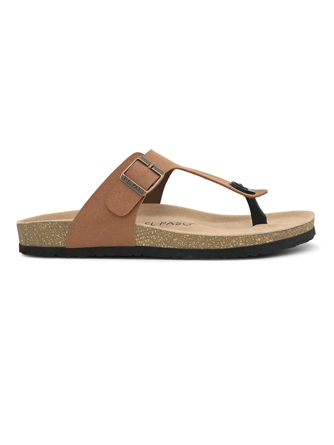 Elegant Khaki Suede Sandal For Men