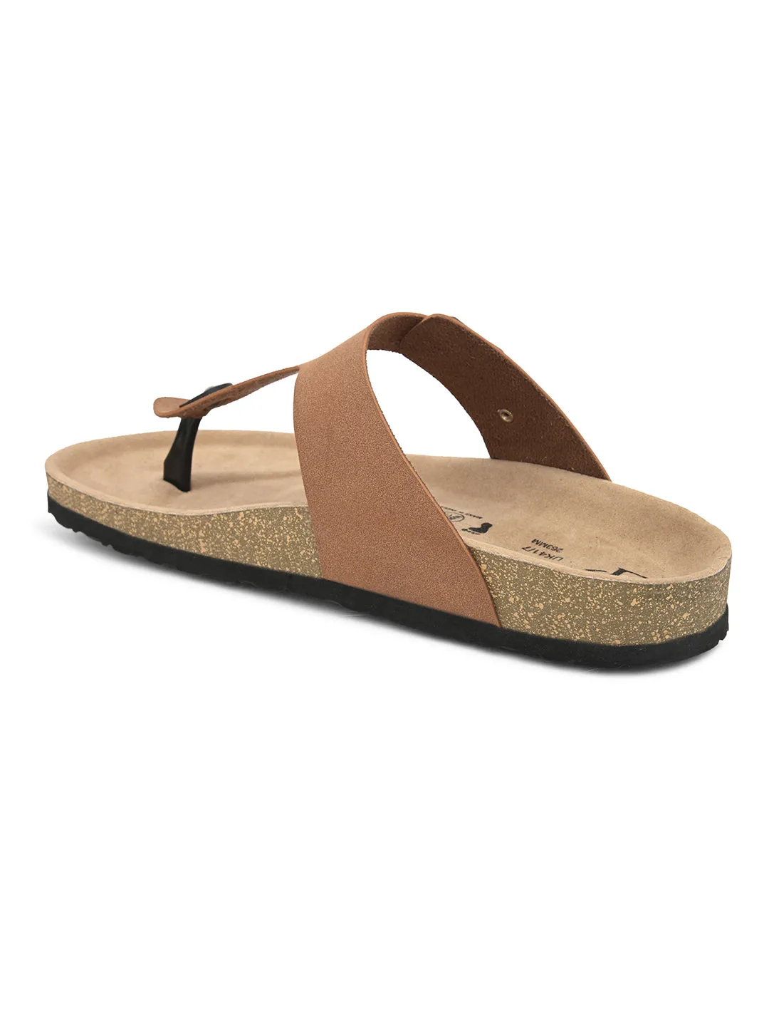 Elegant Khaki Suede Sandal For Men