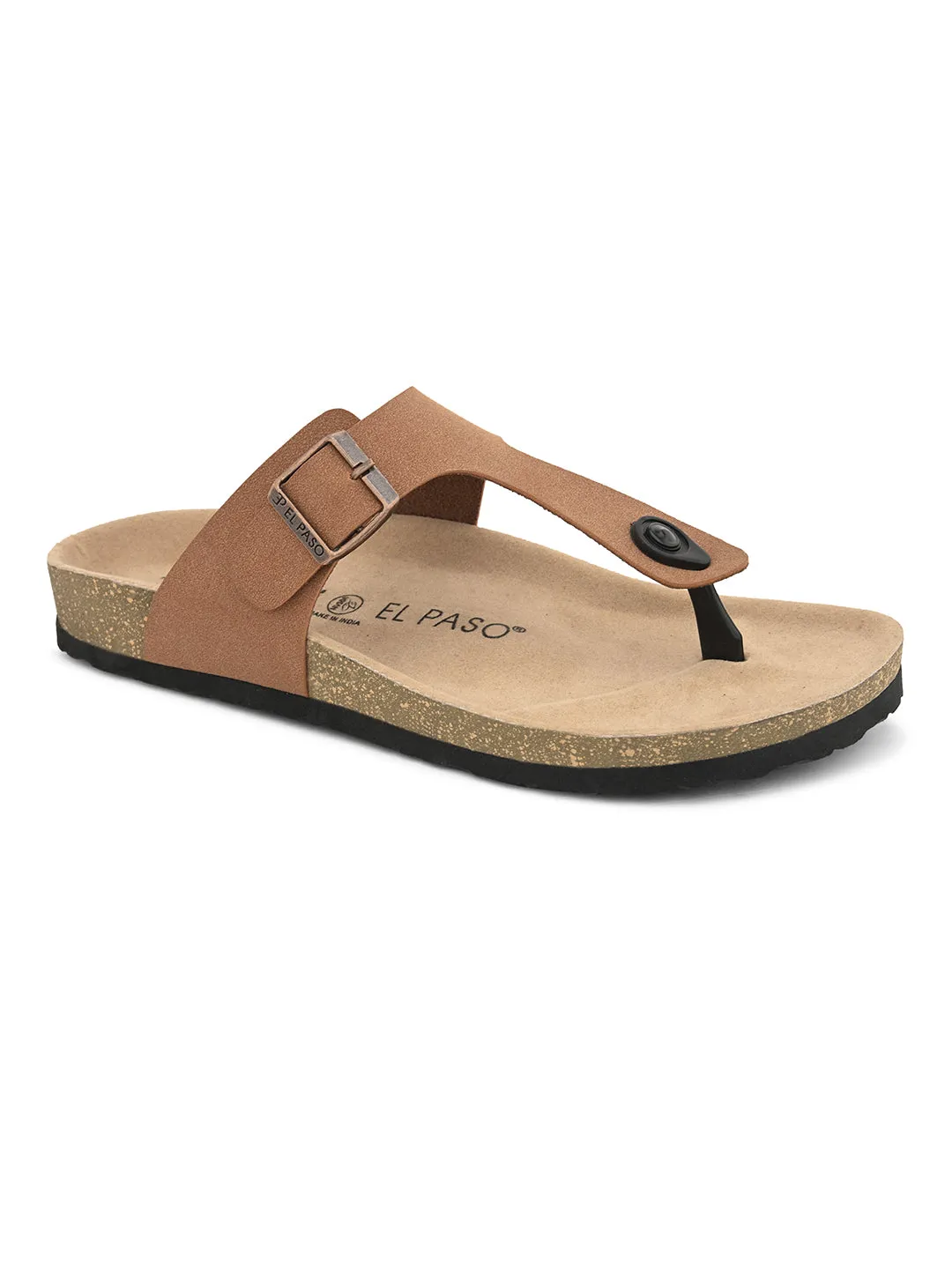 Elegant Khaki Suede Sandal For Men