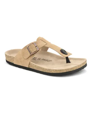 Elegant Khaki Suede Sandal For Men