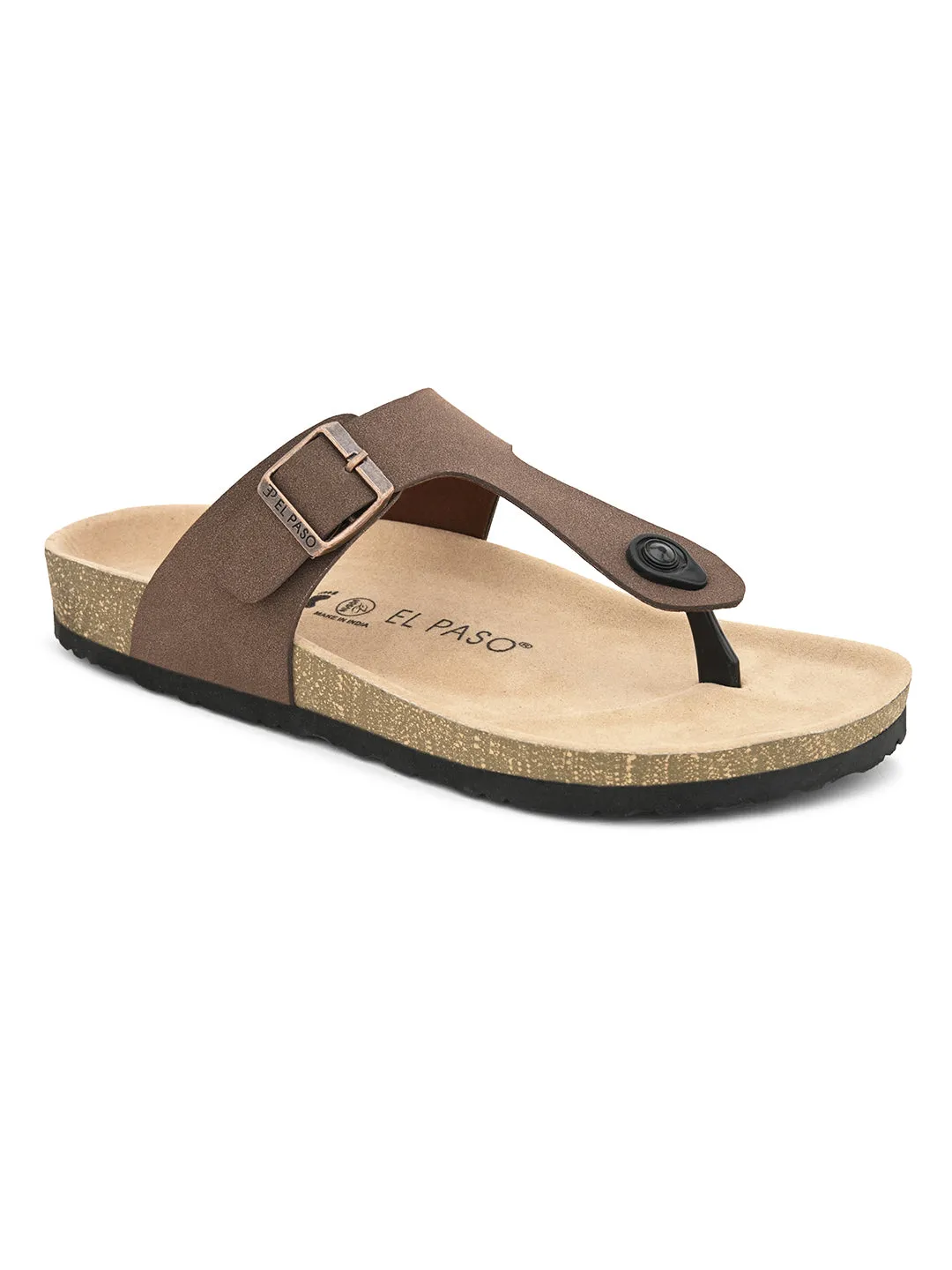 Elegant Khaki Suede Sandal For Men