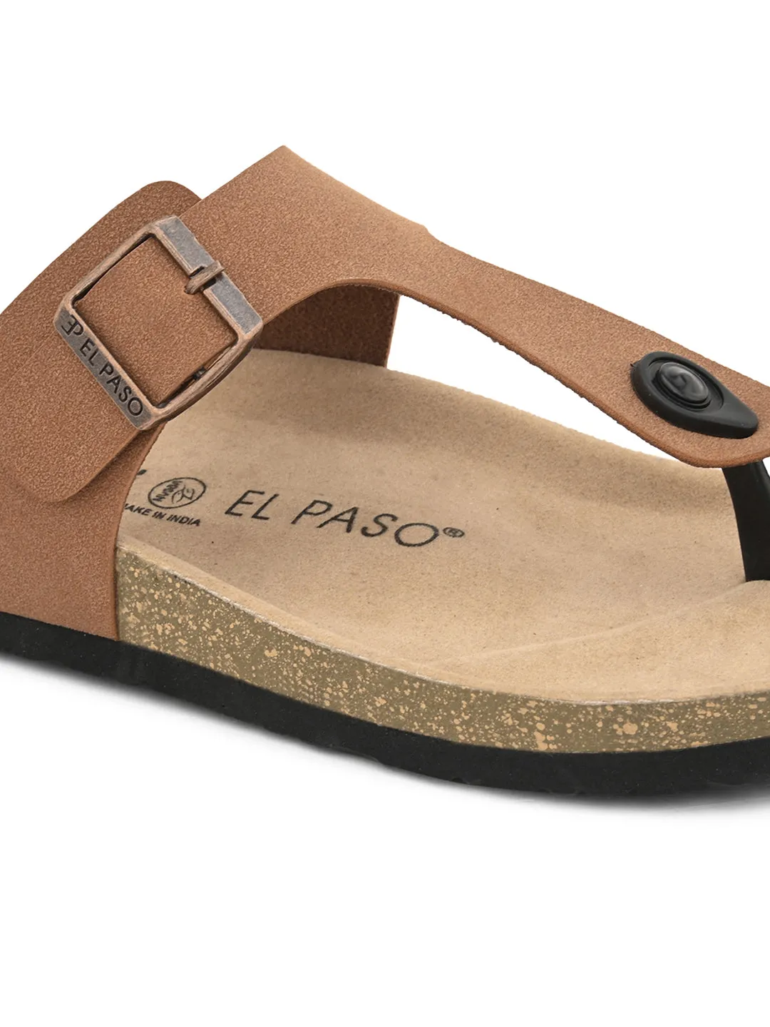 Elegant Khaki Suede Sandal For Men