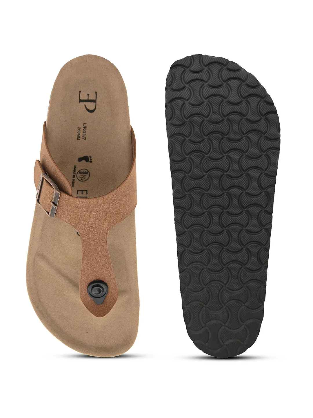 Elegant Khaki Suede Sandal For Men