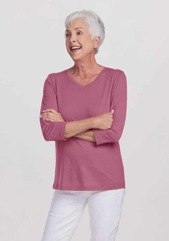 Elena V Neck