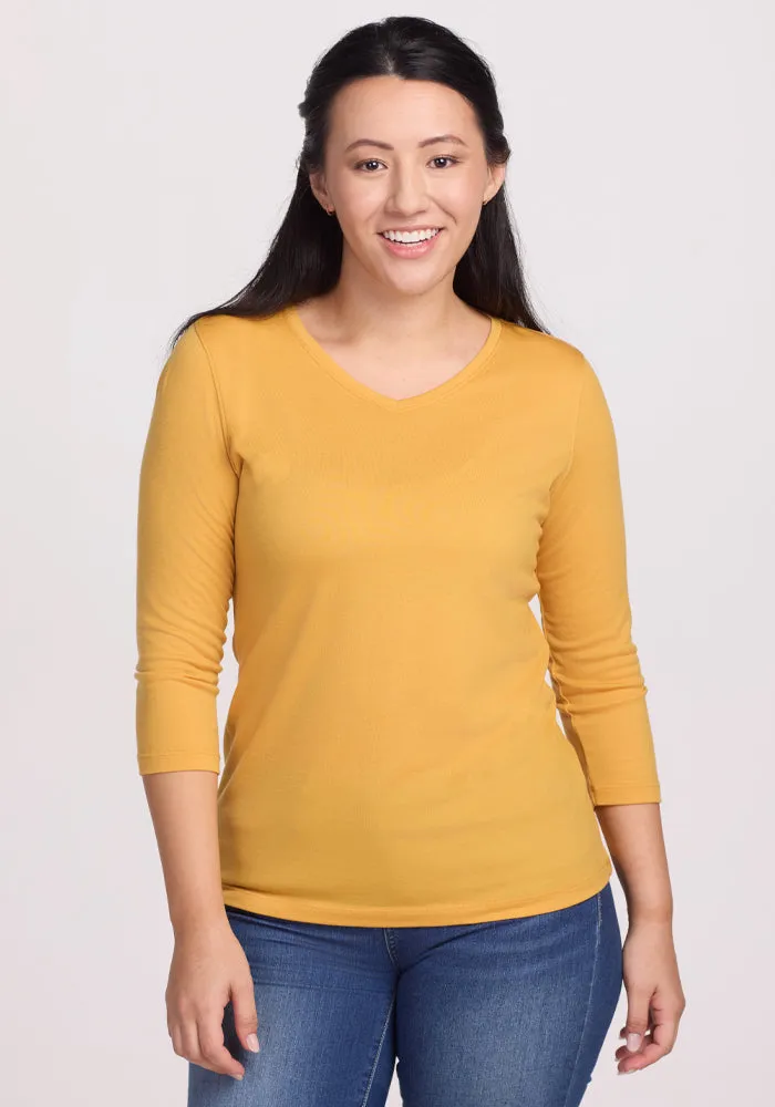 Elena V Neck
