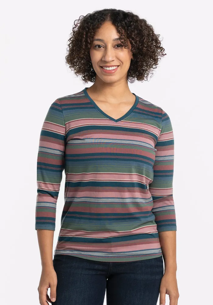 Elena V Neck