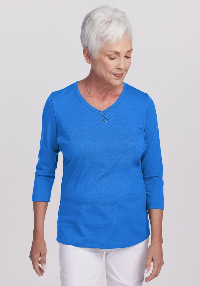 Elena V Neck