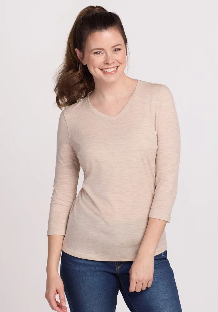 Elena V Neck