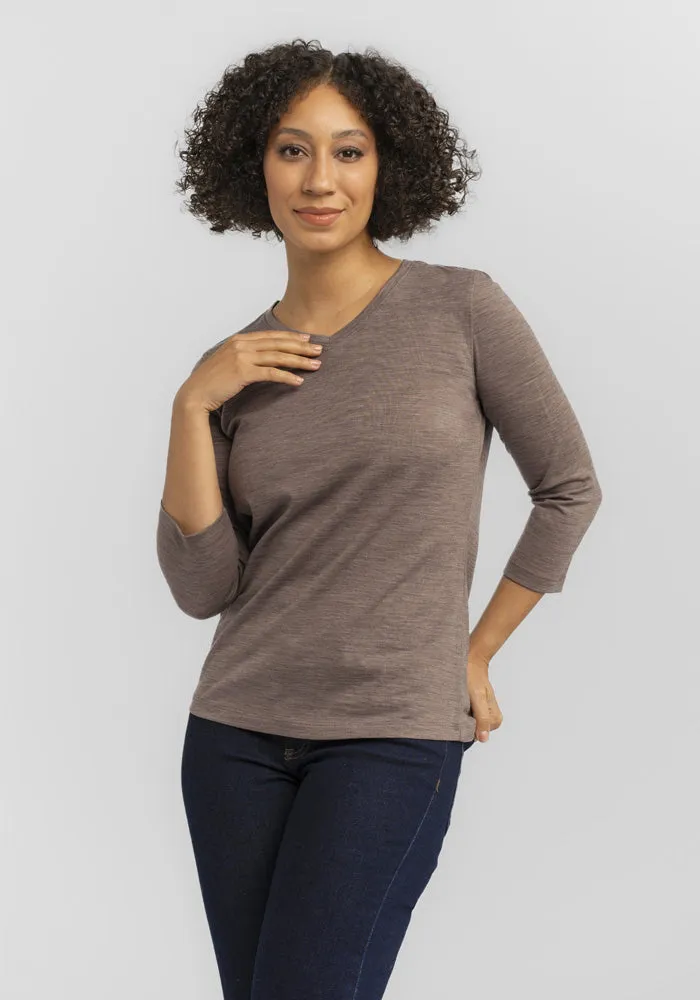 Elena V Neck