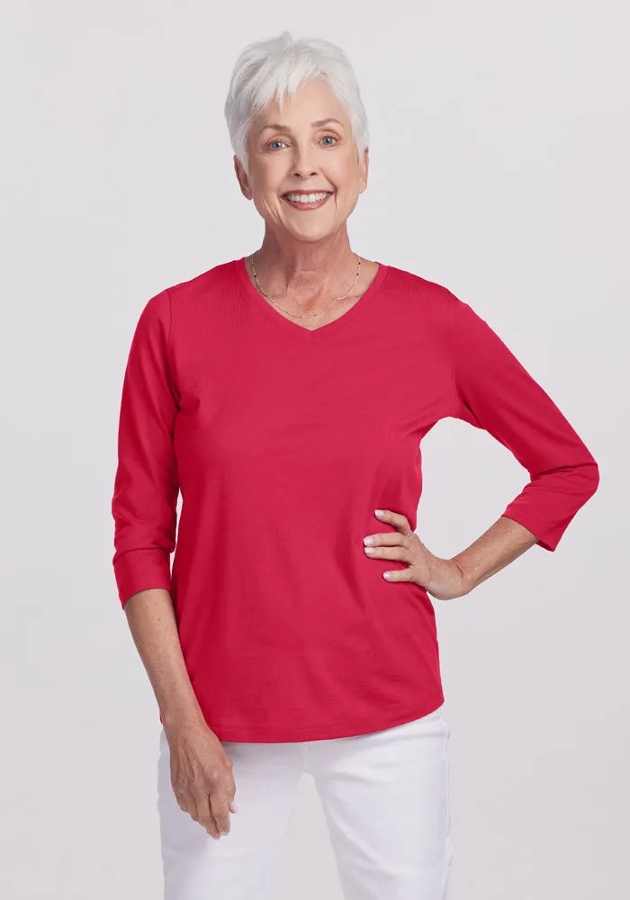 Elena V Neck