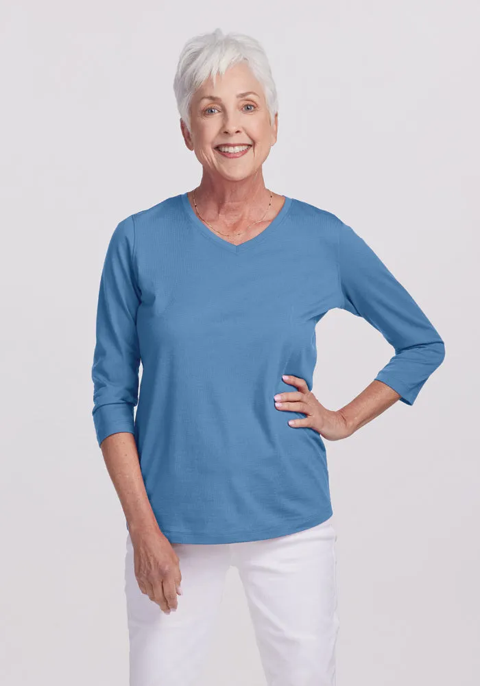 Elena V Neck