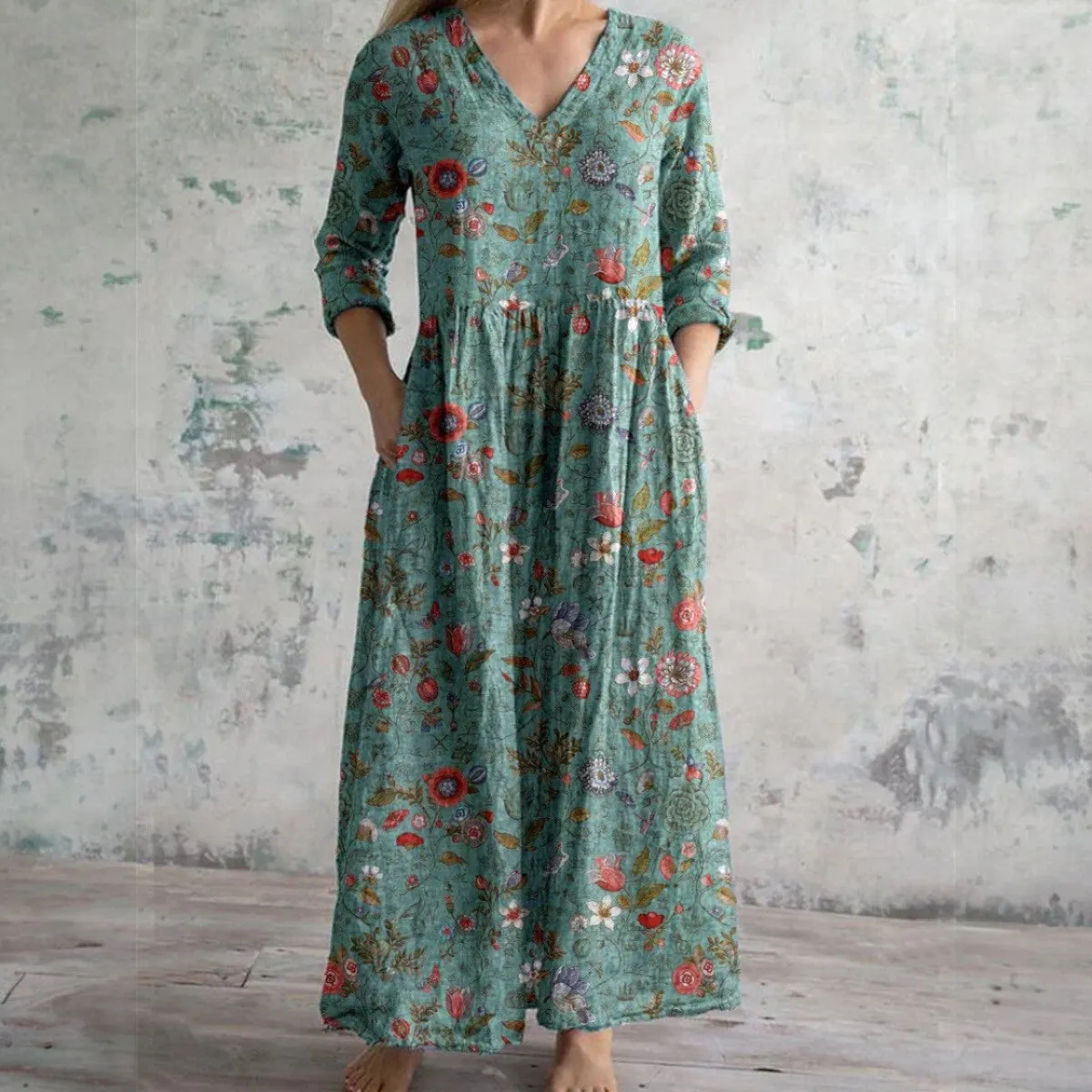 Fionnuala | Elegant Floral Dress