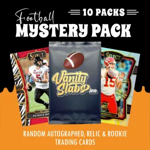 Football Mystery 10 Ultimate Elite Packs (Loaded with Goodies) Great Party Favors