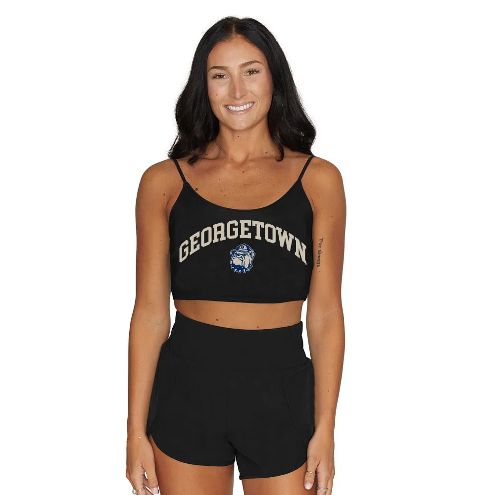 Georgetown Black Spaghetti Tank