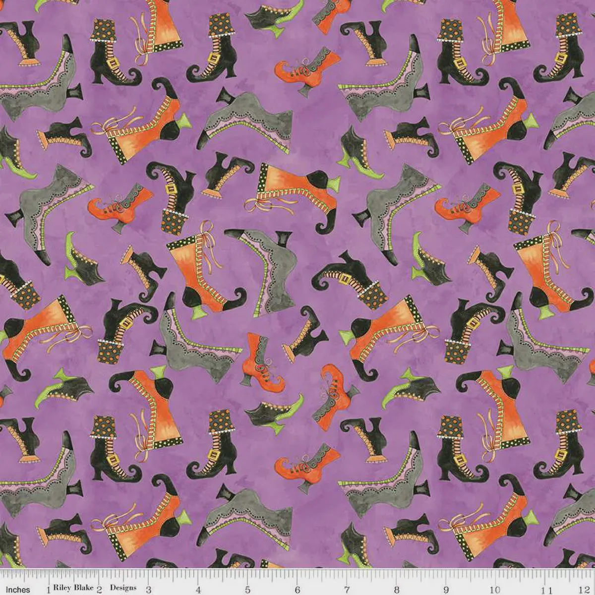 Ghoul Friends Boots Toss Purple fabric - C16052-PURPLE