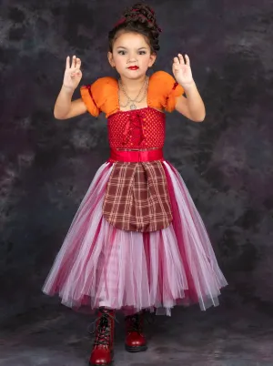 Girls Mary Sanderson Witch Tutu Costume Dress