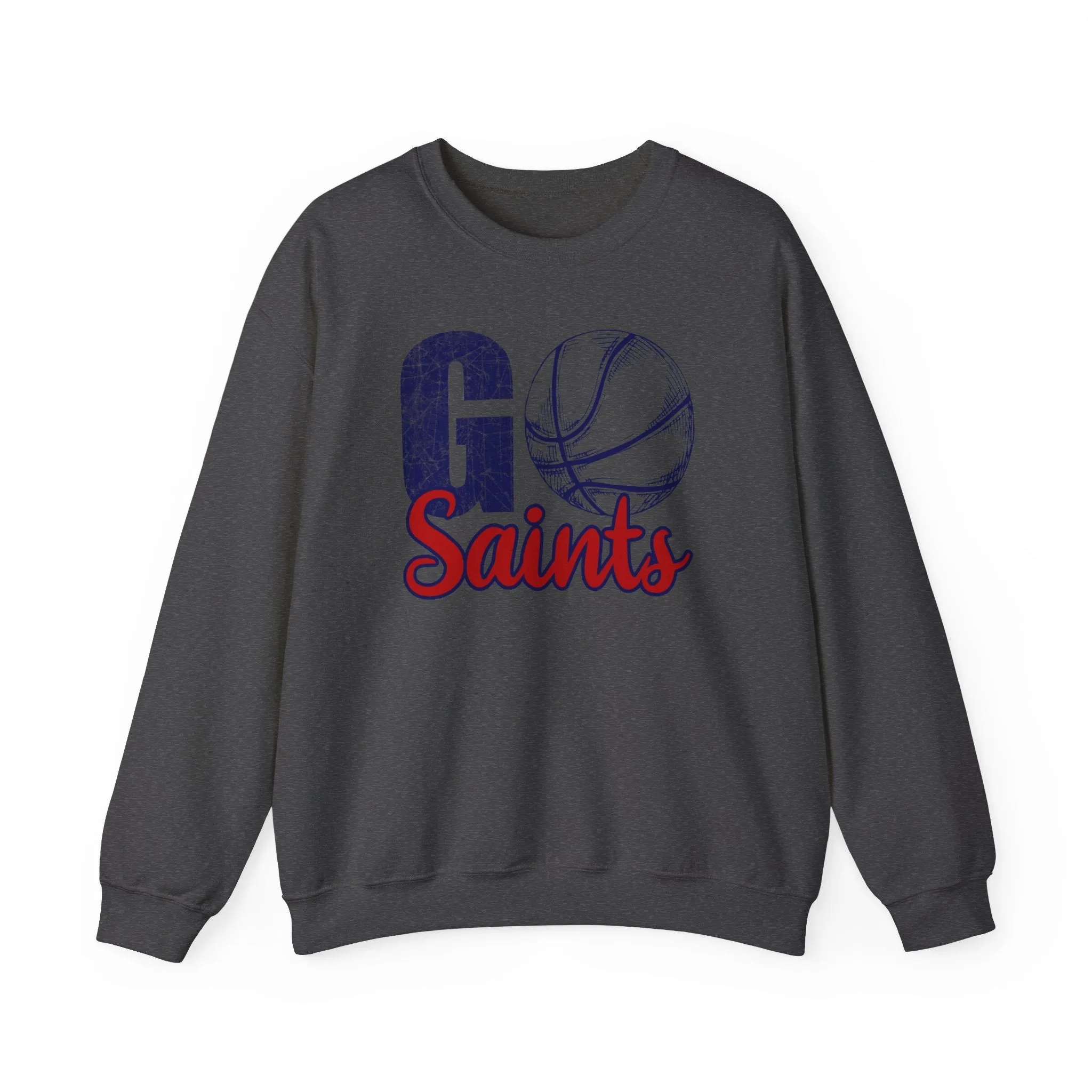 Go Saints Basketball Unisex Heavy Blend™ Crewneck Sweatshirt