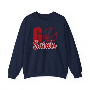 Go Saints Basketball Unisex Heavy Blend™ Crewneck Sweatshirt