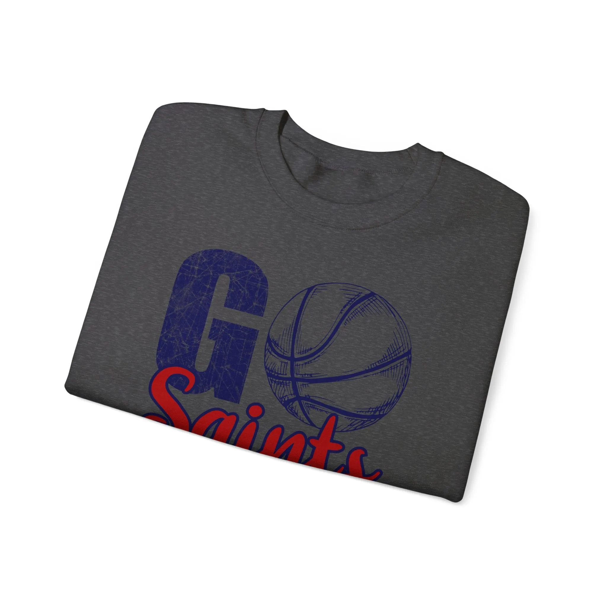 Go Saints Basketball Unisex Heavy Blend™ Crewneck Sweatshirt