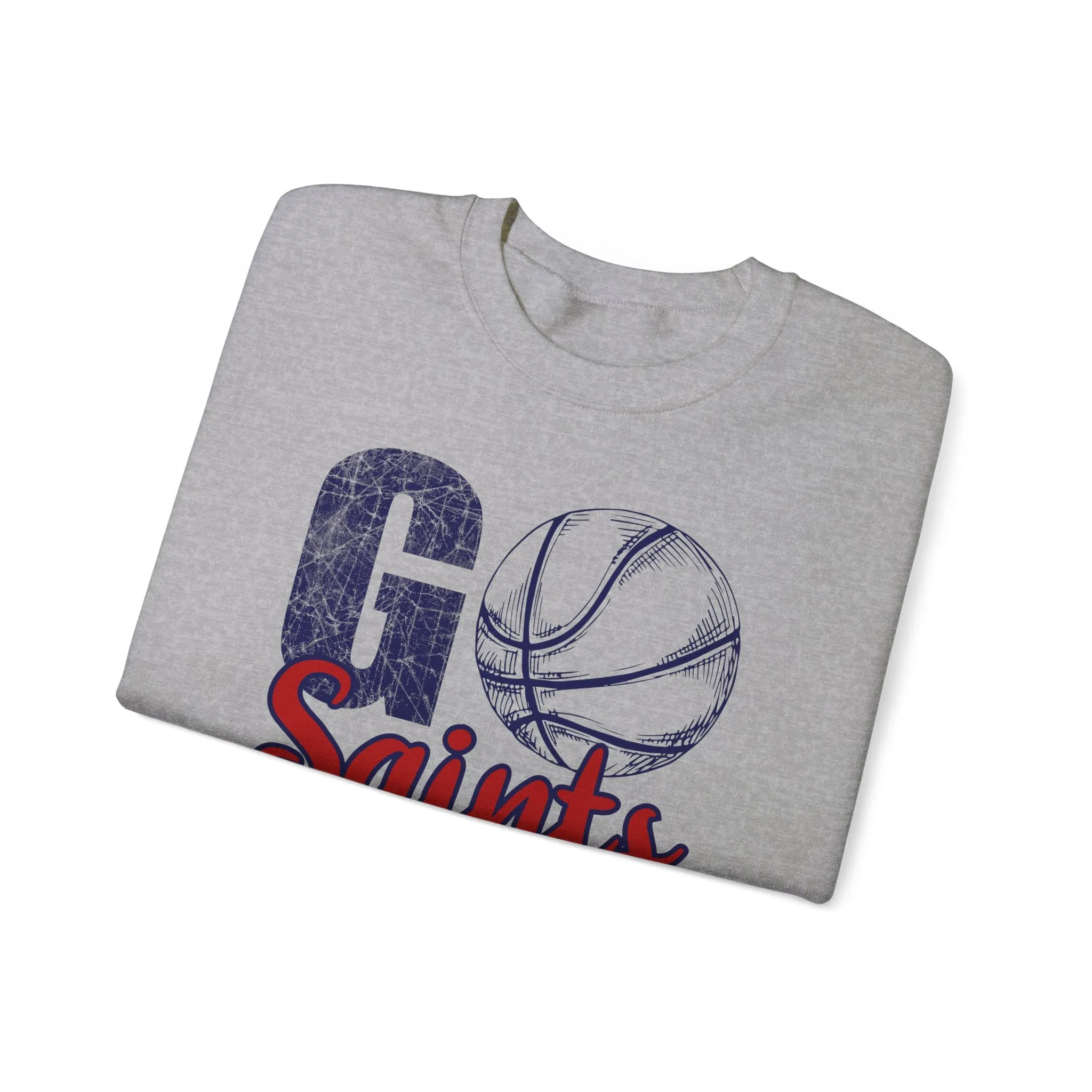 Go Saints Basketball Unisex Heavy Blend™ Crewneck Sweatshirt